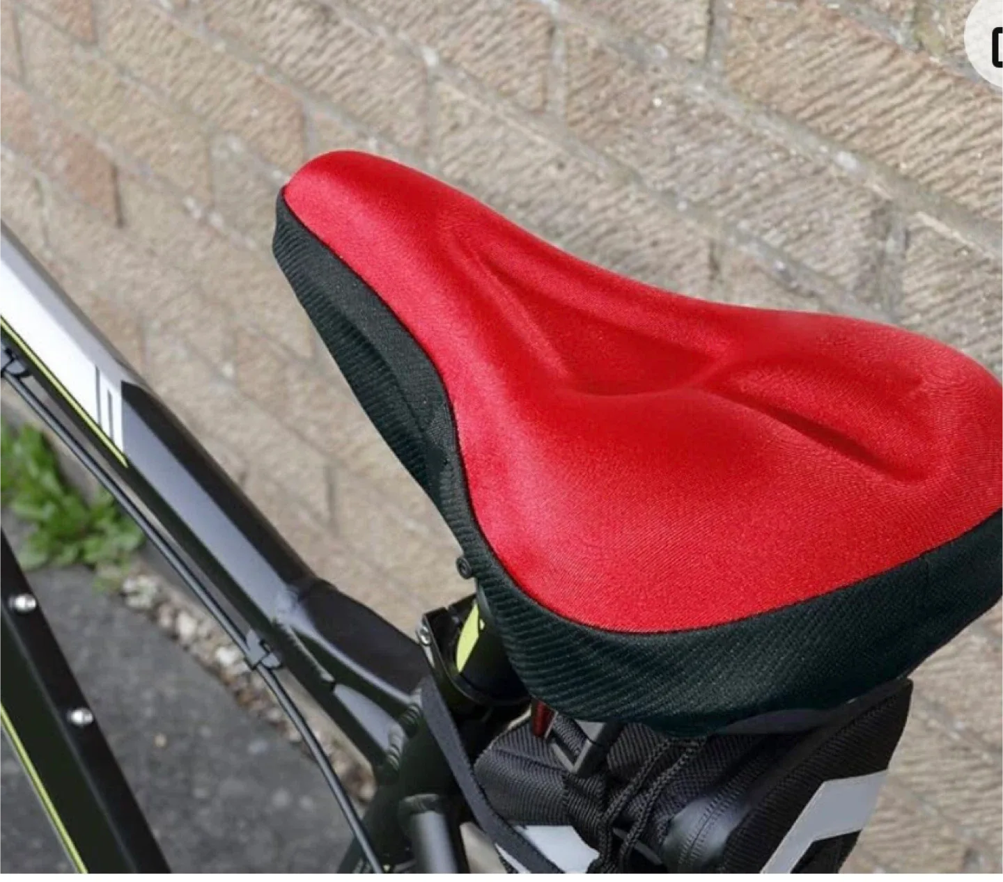 Zacro Gel Bike Seat Cover - Red image indicator(4)