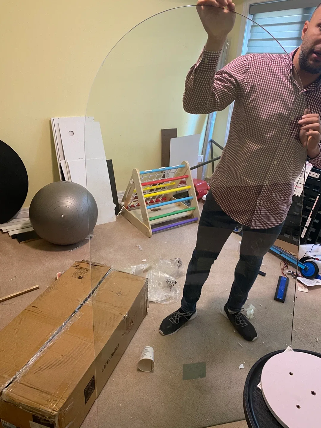 Round Glass Table Top - 34" Diameter image indicator(2)