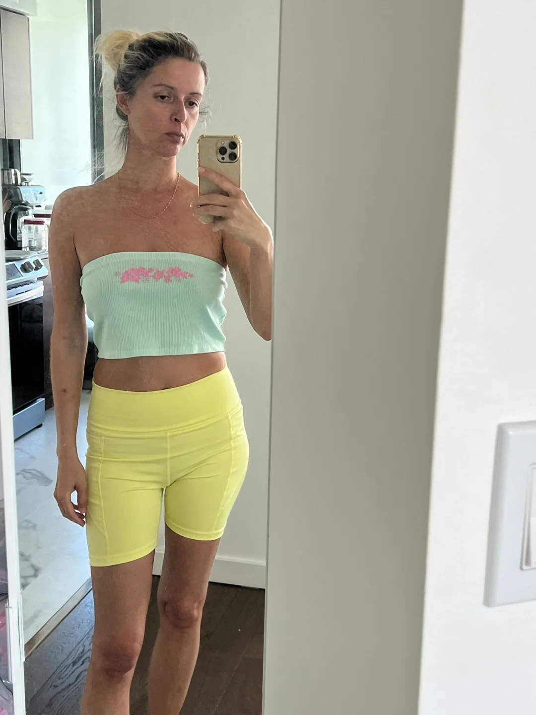 Yellow bike shorts image indicator(2)