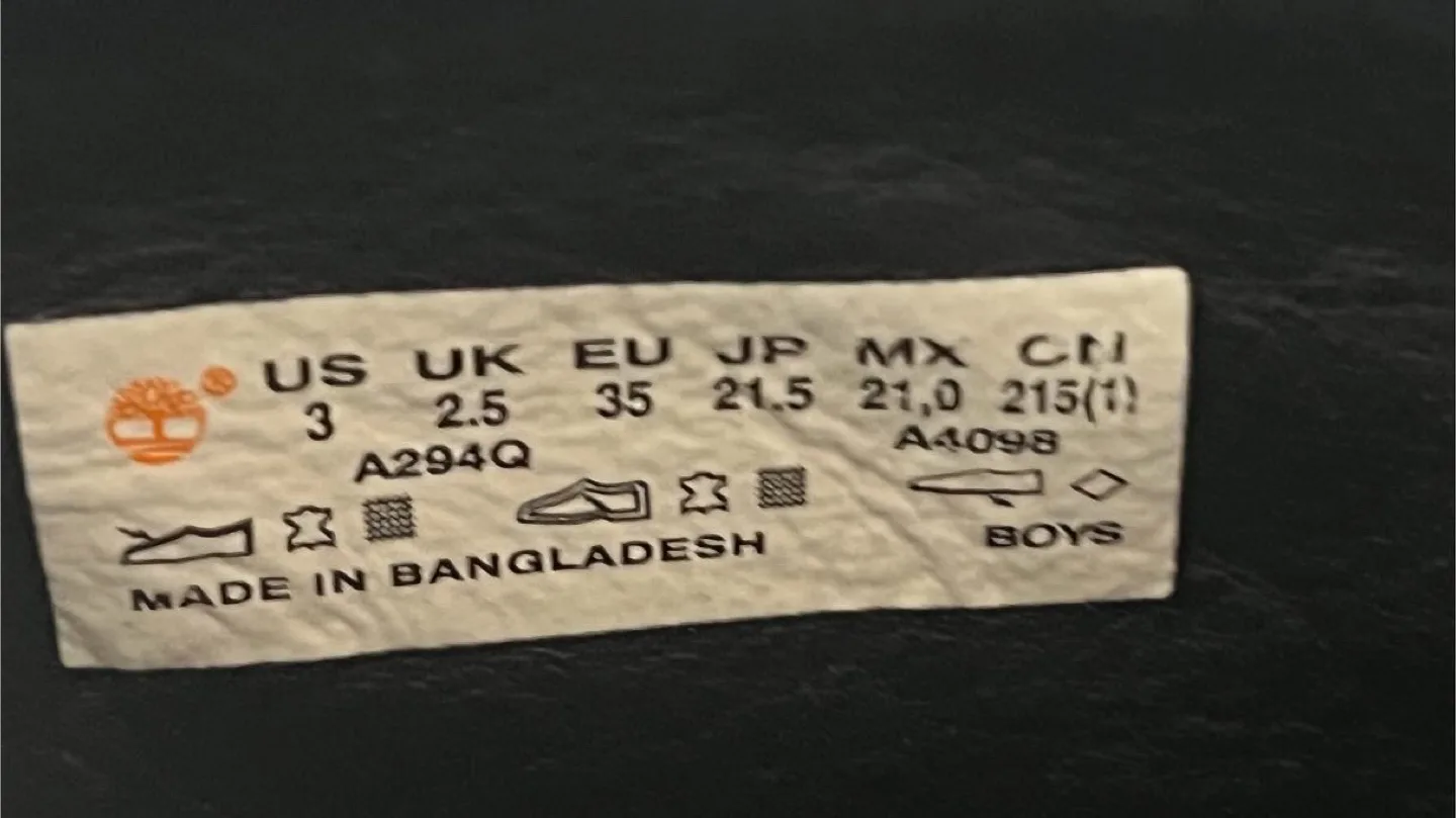 Timberland NBA Toronto Raptors Boots Size 3 image indicator(6)