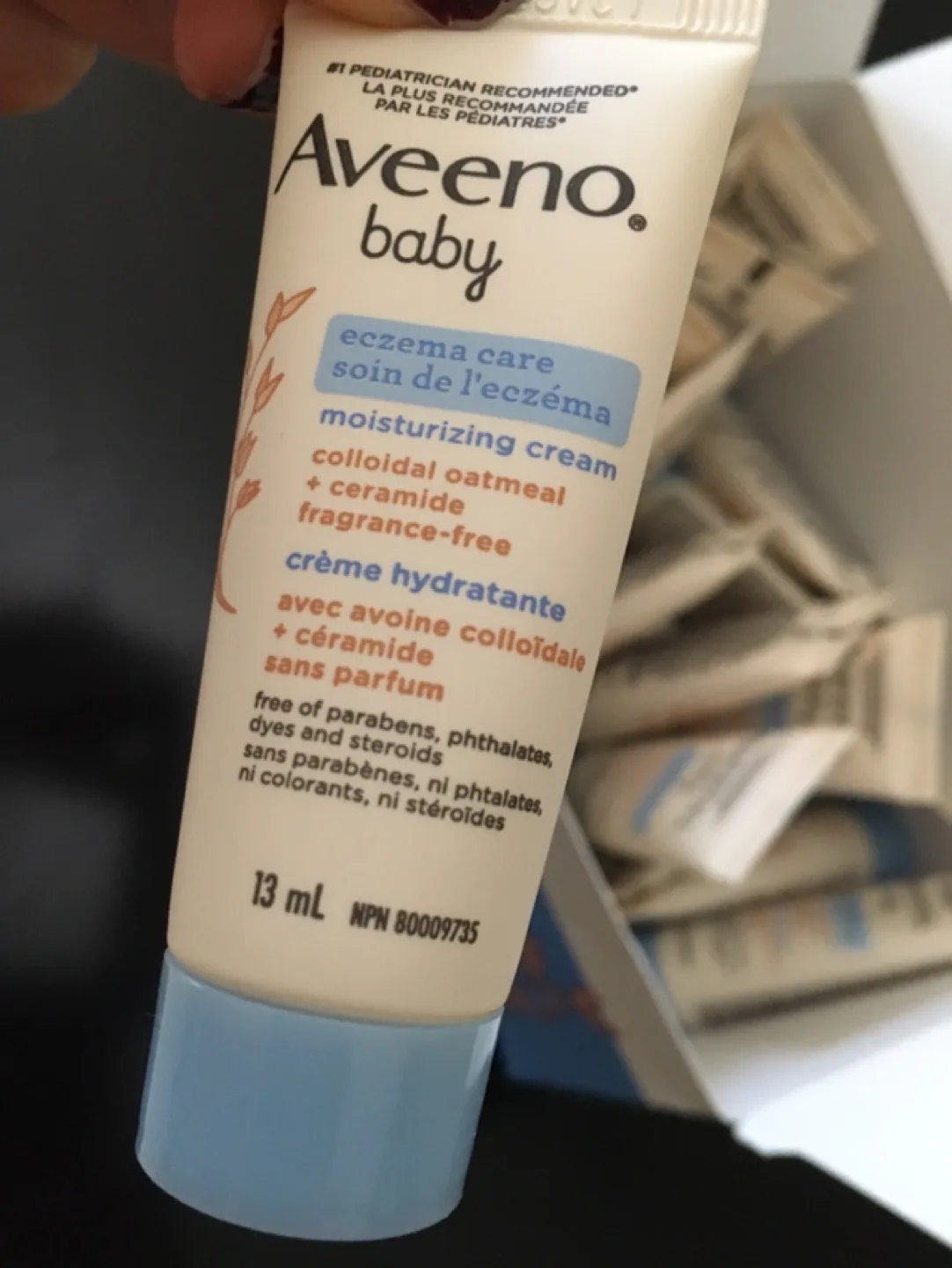 Aveeno Baby Eczema Care Moisturizing Cream 13ml Samples thumbnail