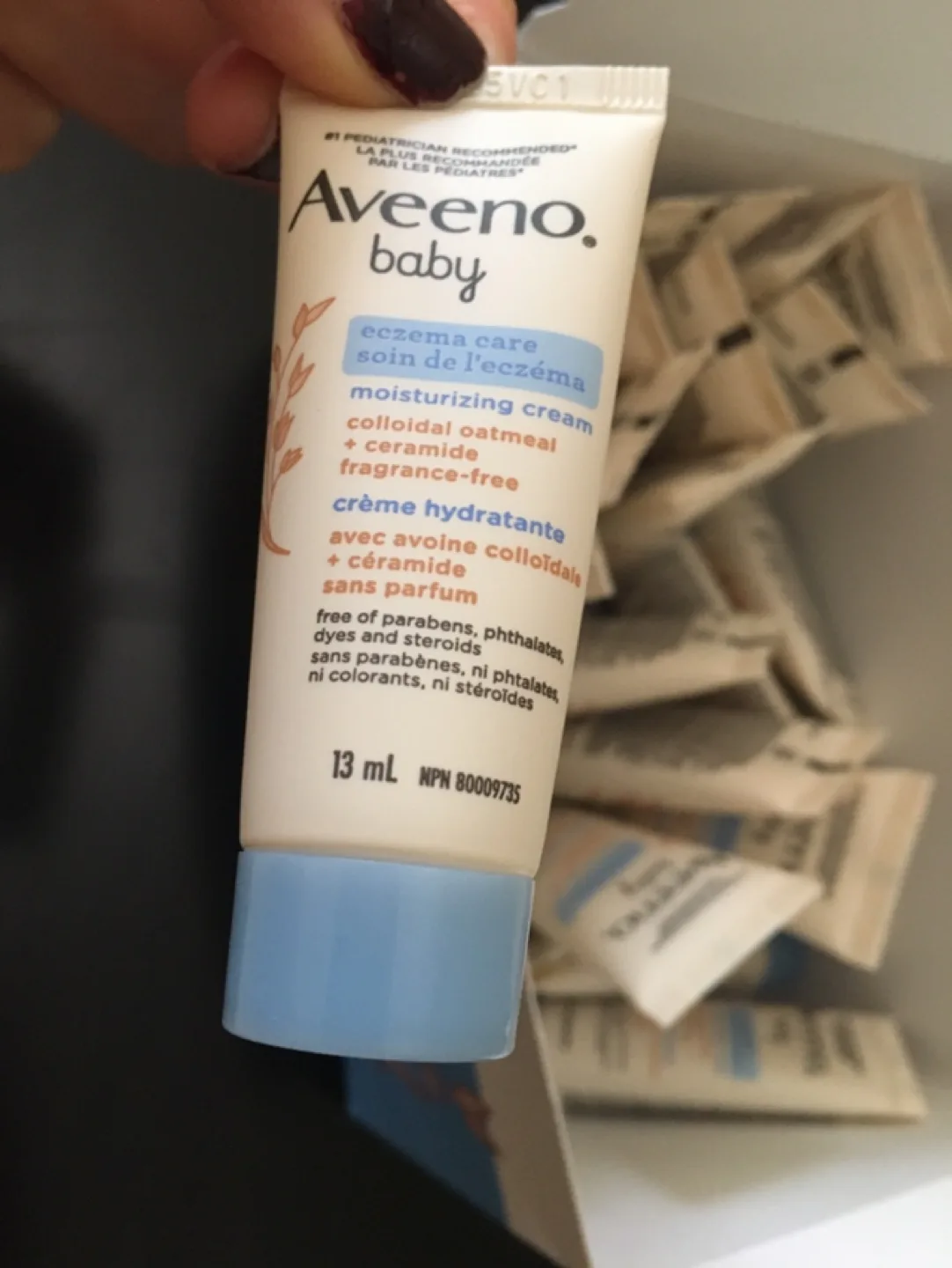 Aveeno Baby Eczema Care Moisturizing Cream 13ml Samples image indicator(5)