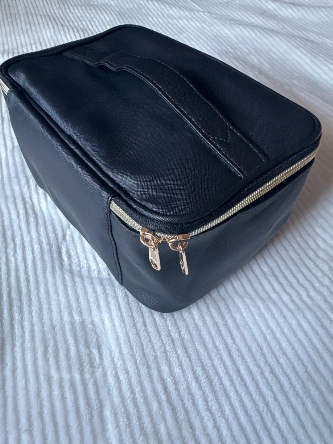 Black Makeup Bag Cosmetic Bag - Large Capacity thumbnail