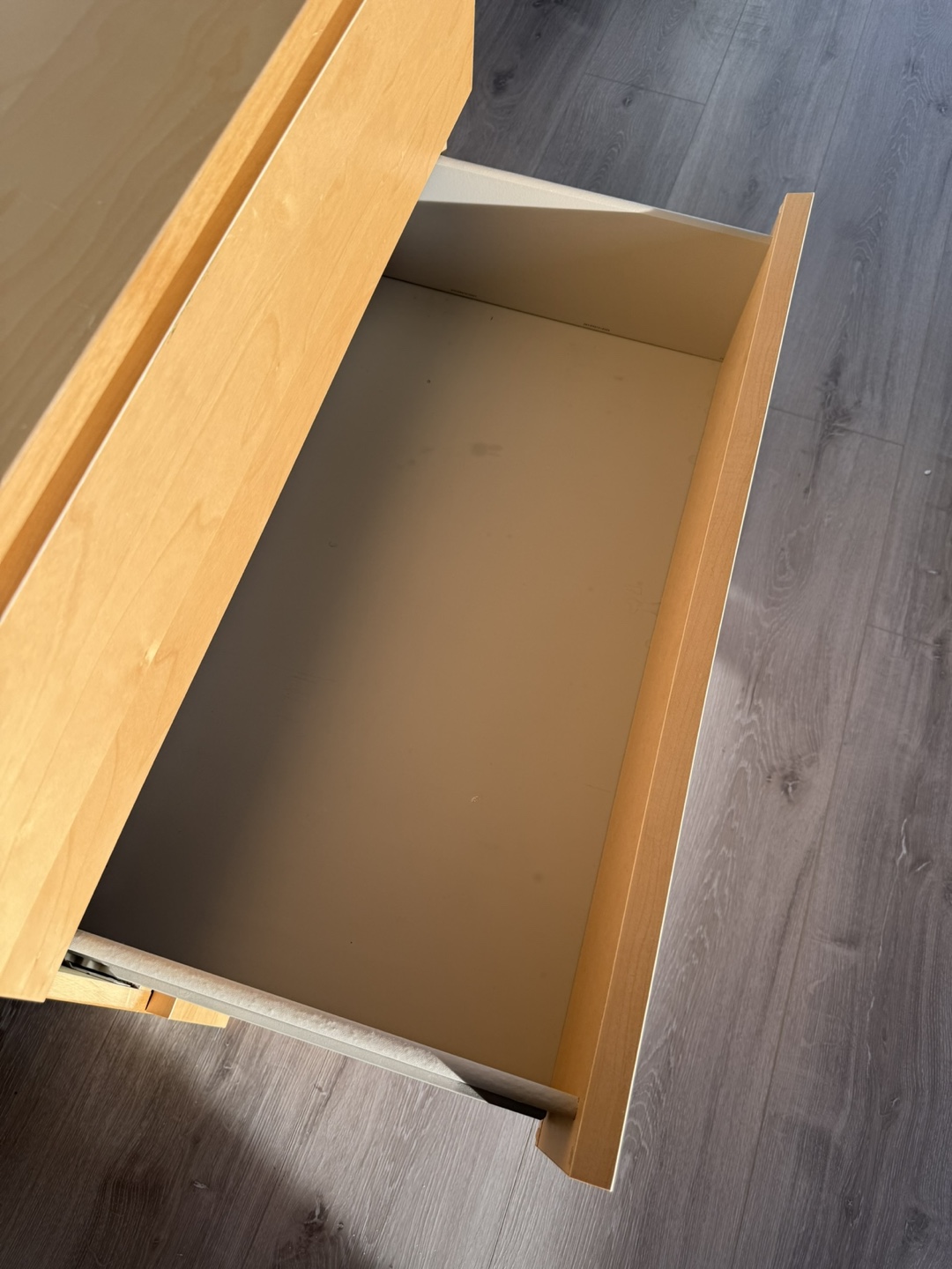 IKEA Malm Light Wood 3-Drawer Dresser - photo 5