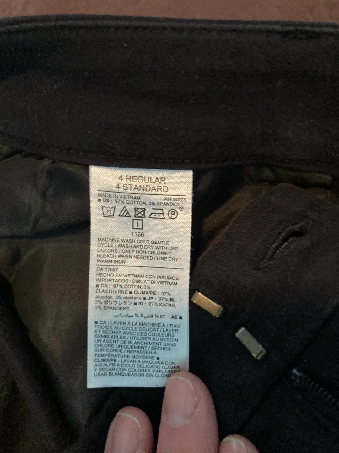 Old Navy Harper MidRise Pants — size 4, black image indicator(4)