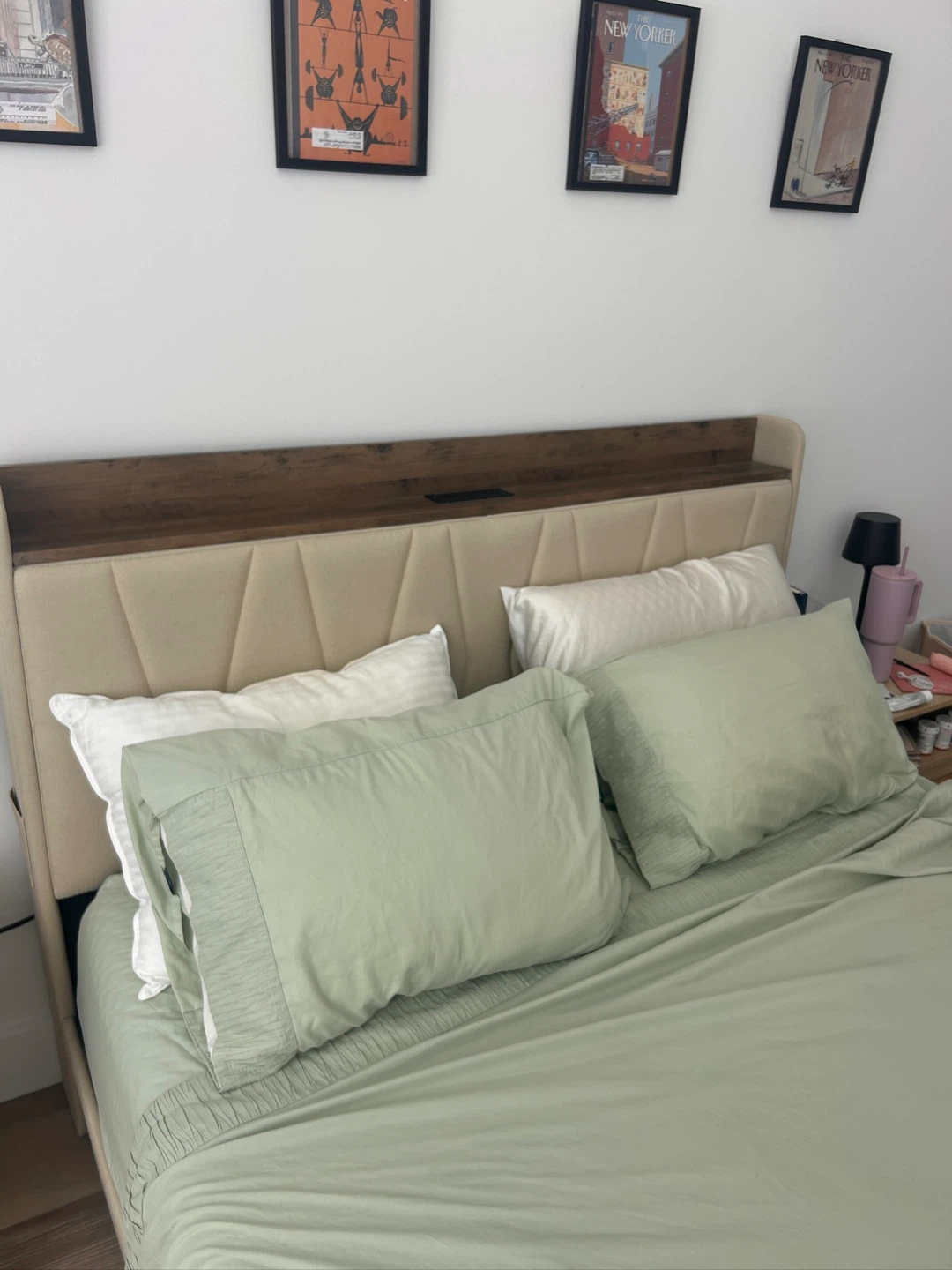 Queen Size Bed Frame with Storage - photo 3