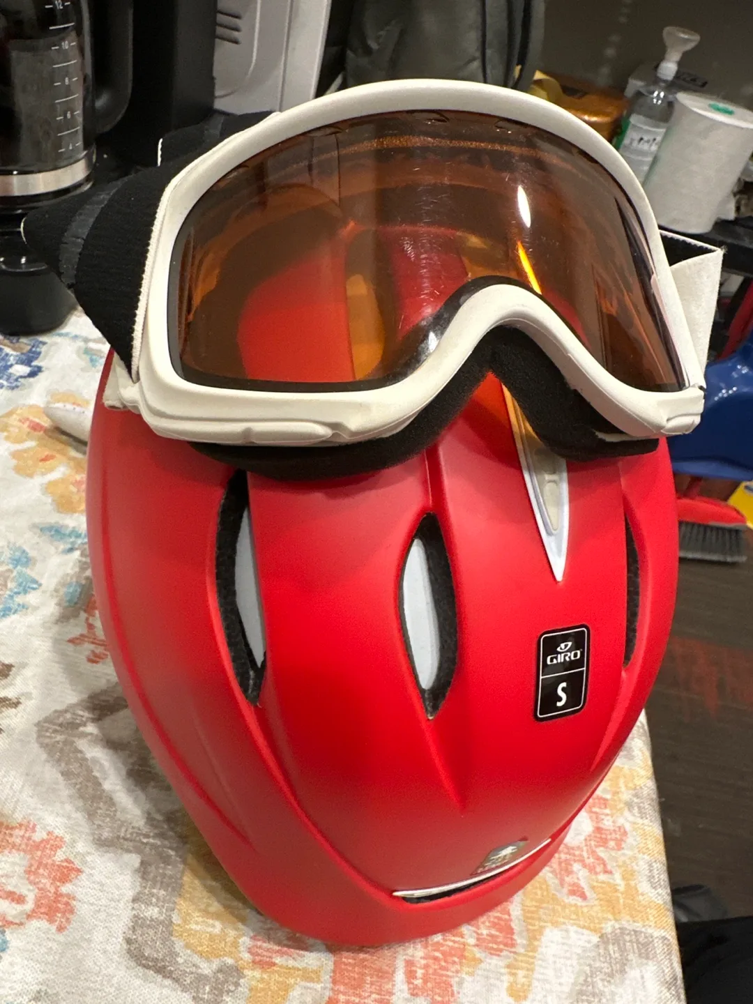 Giro Ski Helmet & Goggles - Size Small