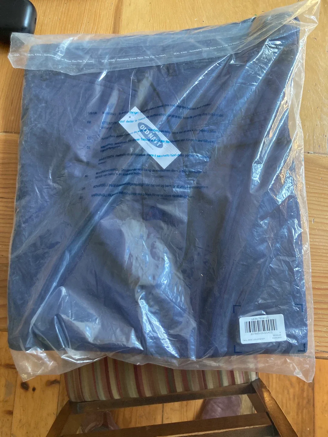 old navy pants— wide leg twill — size 4, blue (bnib) image indicator(6)