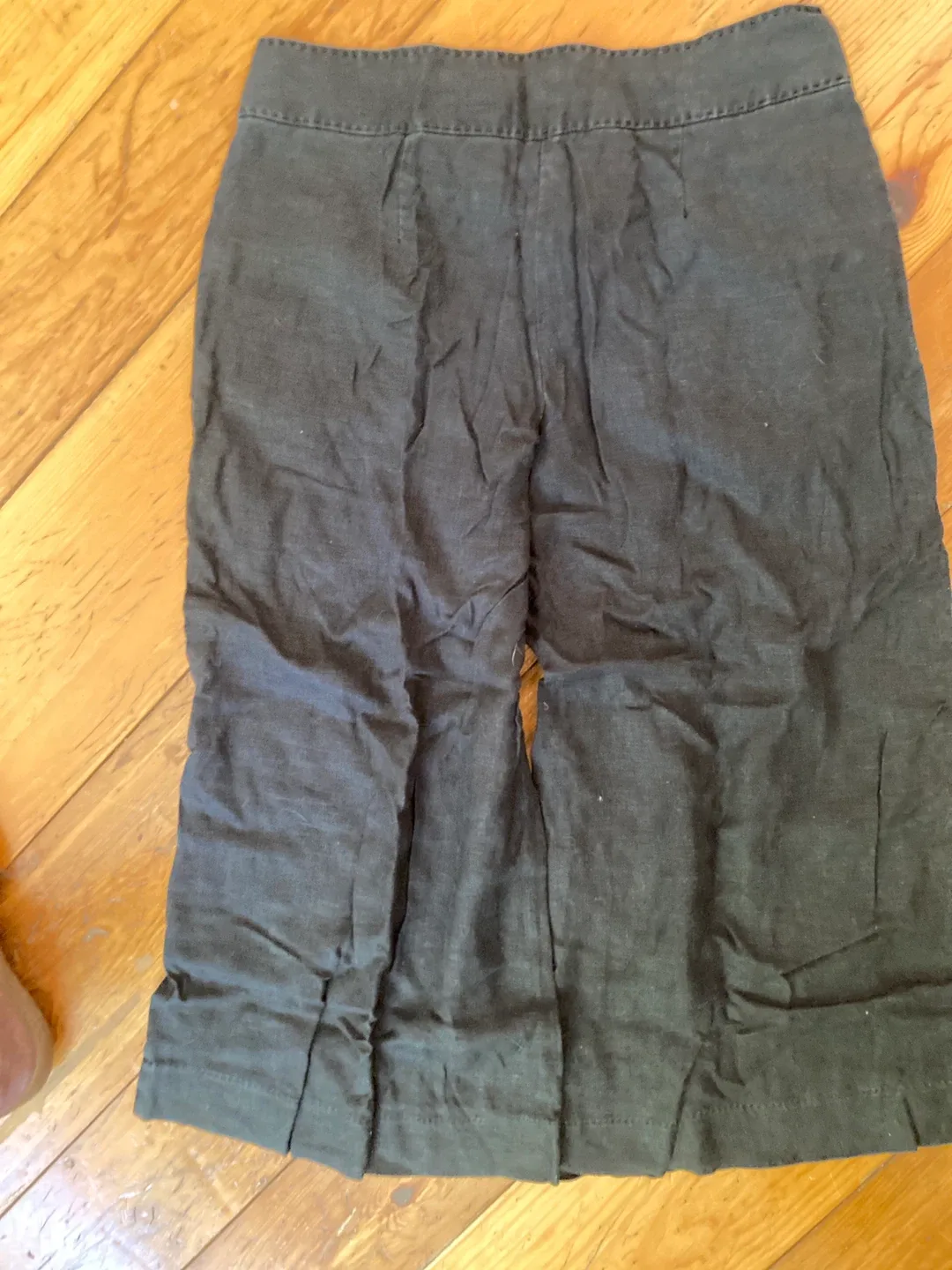 Linen pants from Sundance Catalogue, black size 6 image indicator(4)