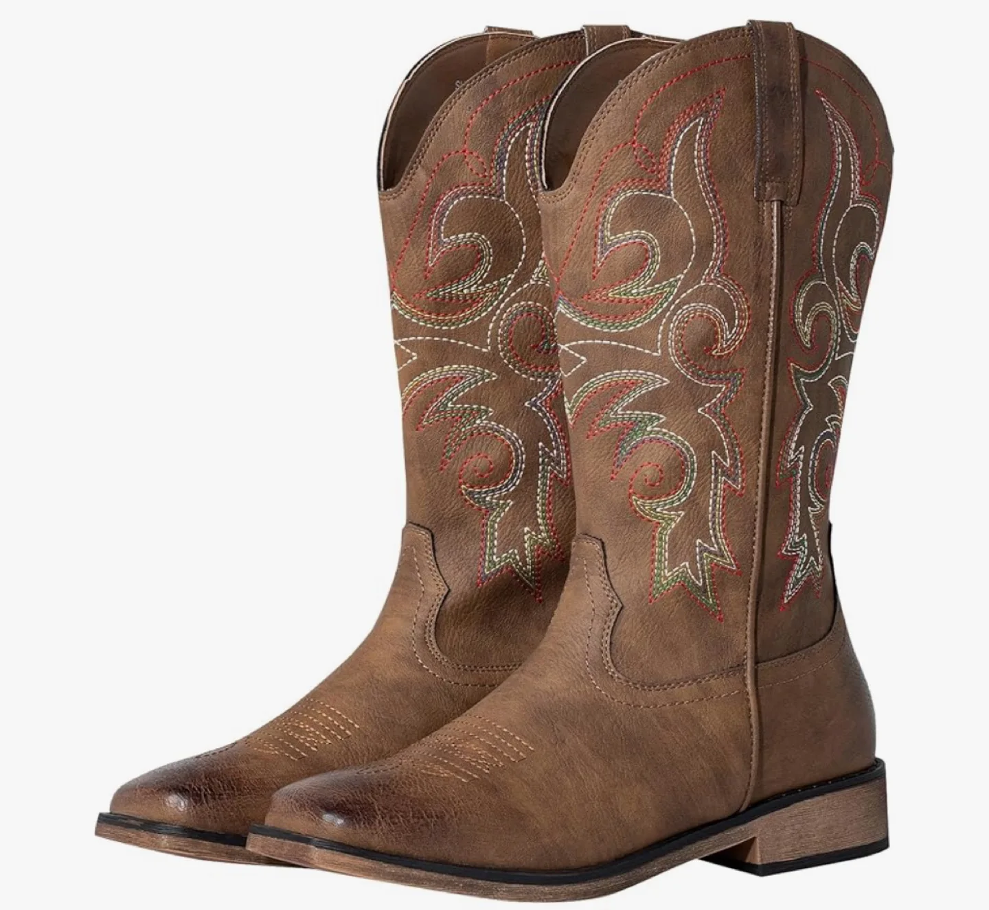 Ladies Embroidered Cowboy Boots - Size 7 (Wide Width & Calf) thumbnail