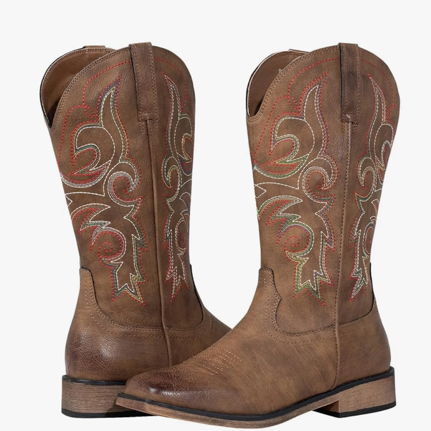 Ladies Embroidered Cowboy Boots - Size 7 (Wide Width & Calf) image indicator(2)