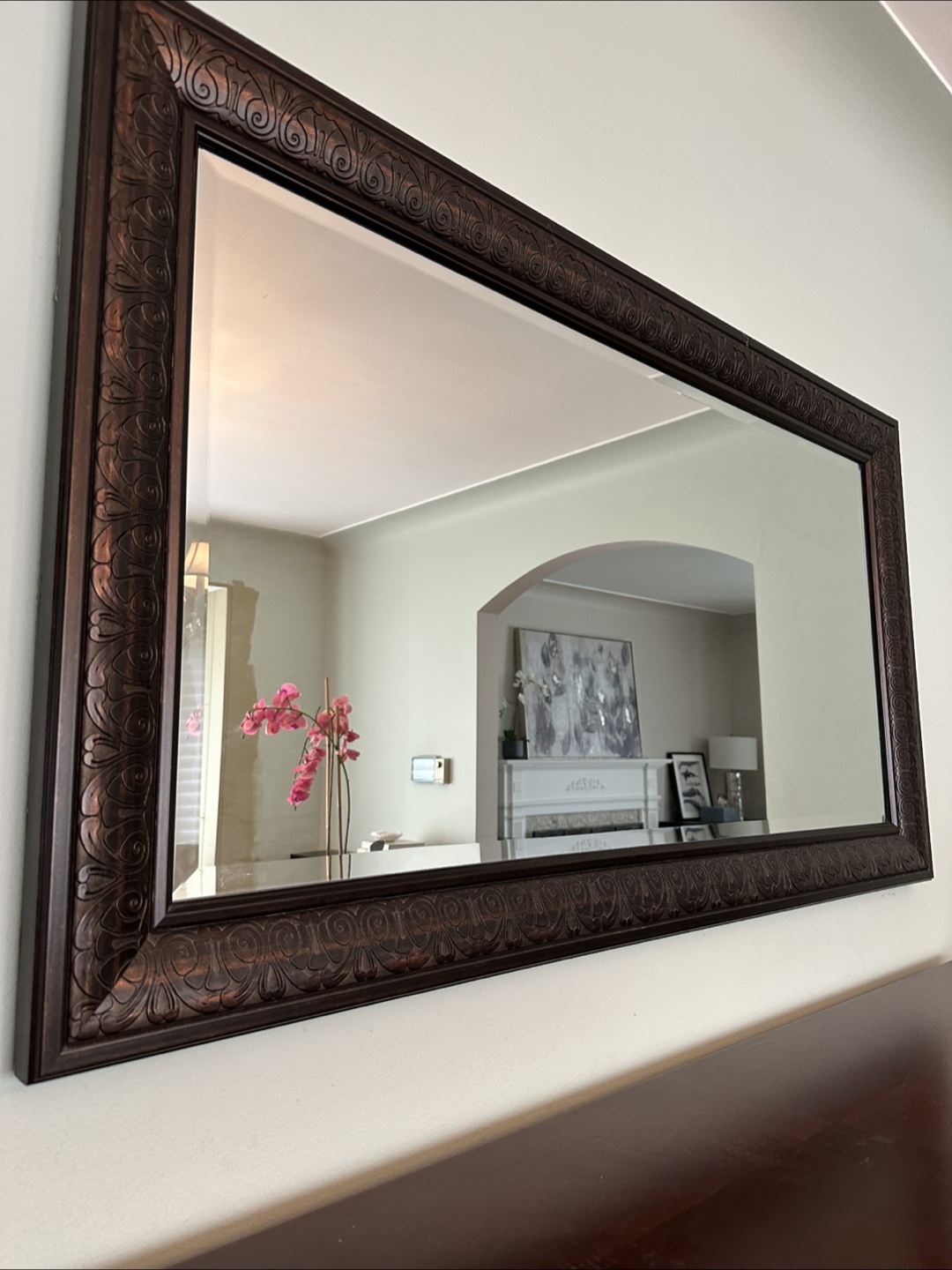 Ornate Framed Wall Mirror 🥕