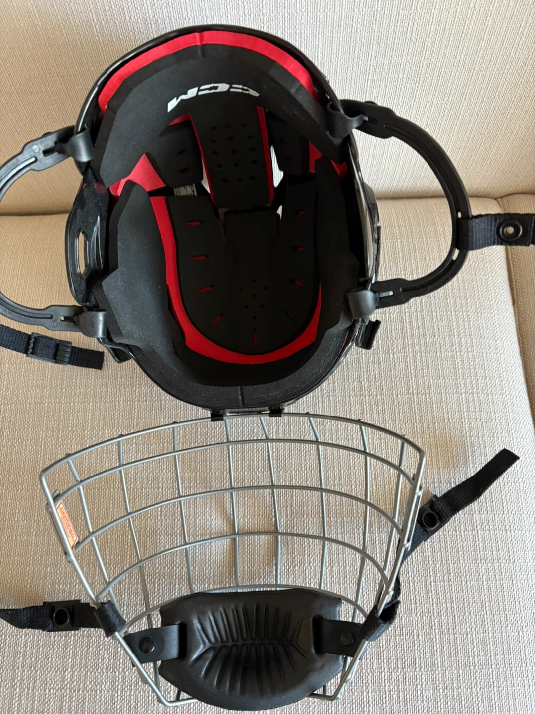 Youth XS CCM Hockey Helmet - Black - photo 3