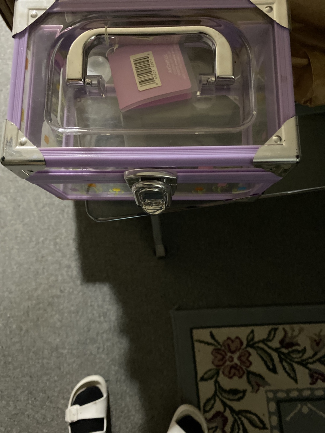 Purple Acrylic Makeup Storage Box - photo 2