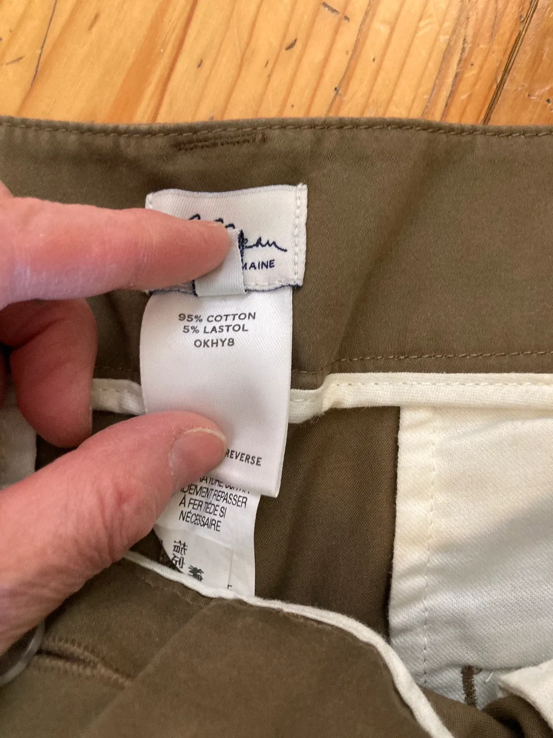 LLBEAN signature pants size 4 image indicator(6)