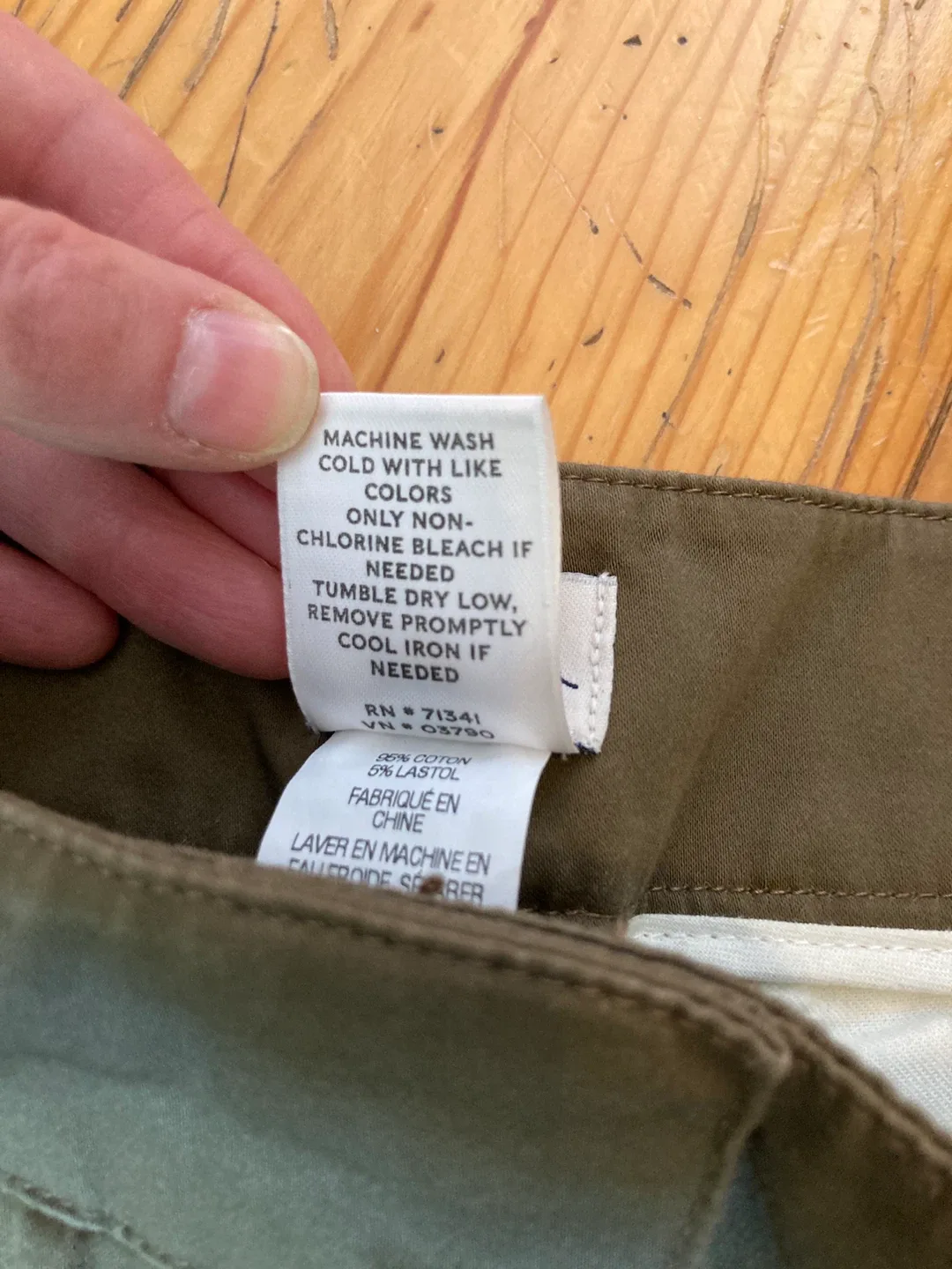 LLBEAN signature pants size 4 image indicator(7)