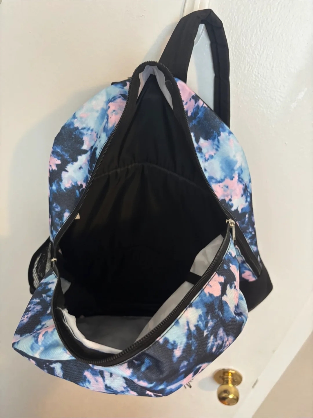 Tie Dye Backpack - Blue, Pink, Black image indicator(4)