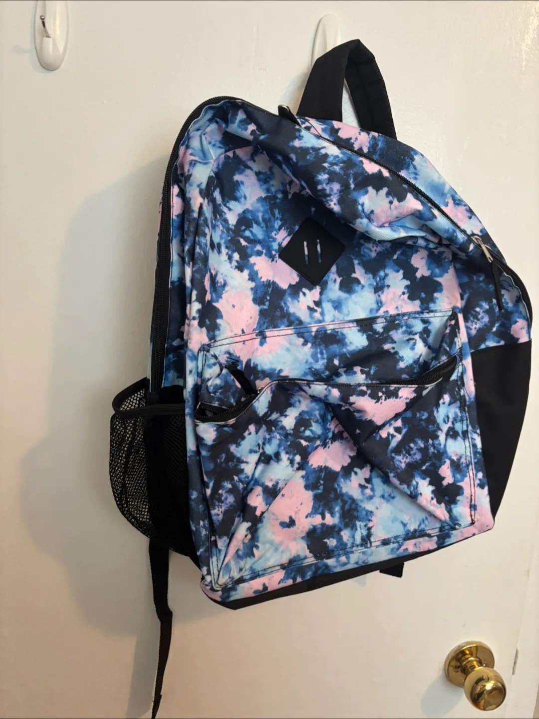 Tie Dye Backpack - Blue, Pink, Black image indicator(2)