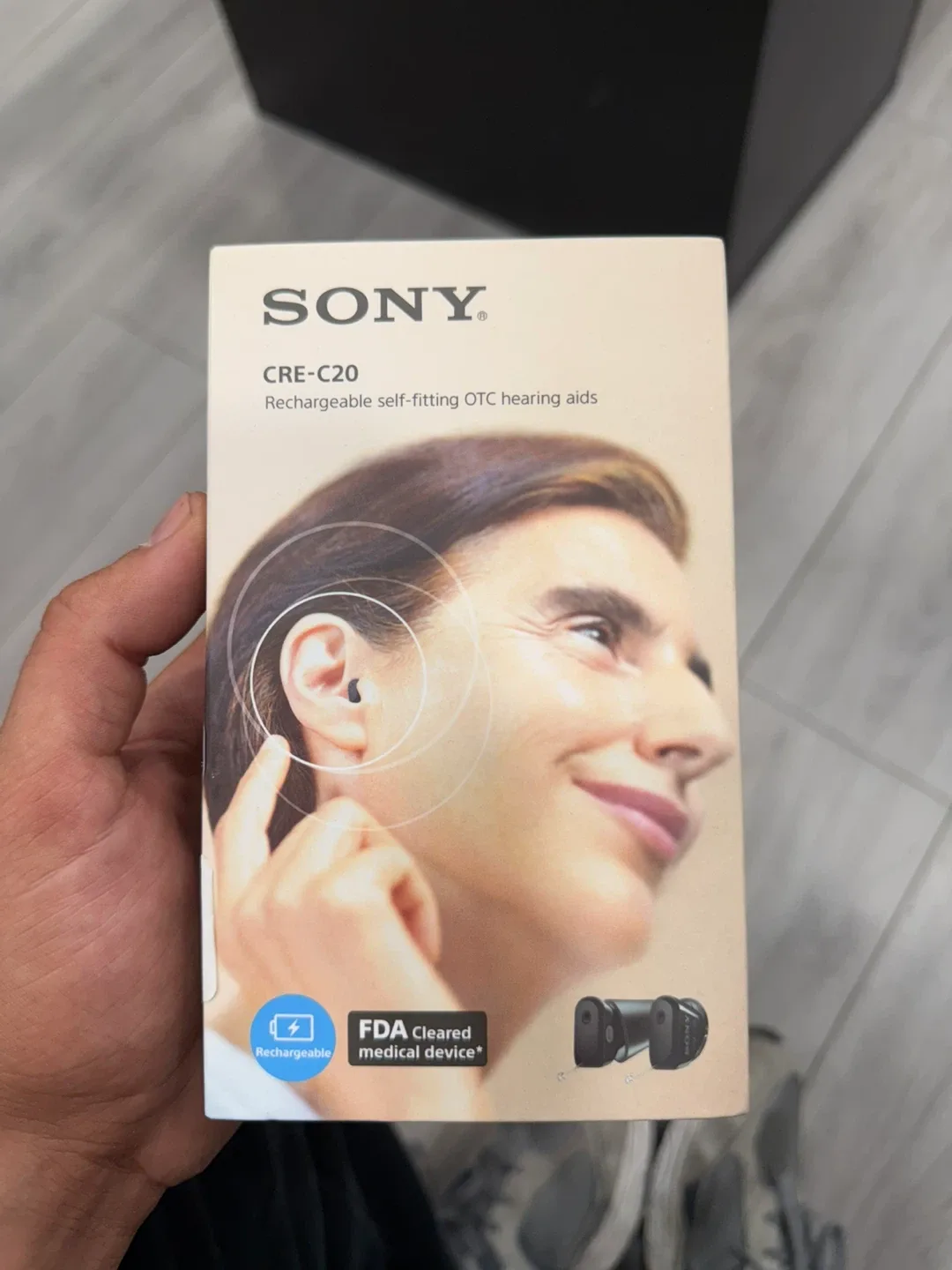 New Sony CRE-C20 Rechargeable OTC Hearing Aids thumbnail