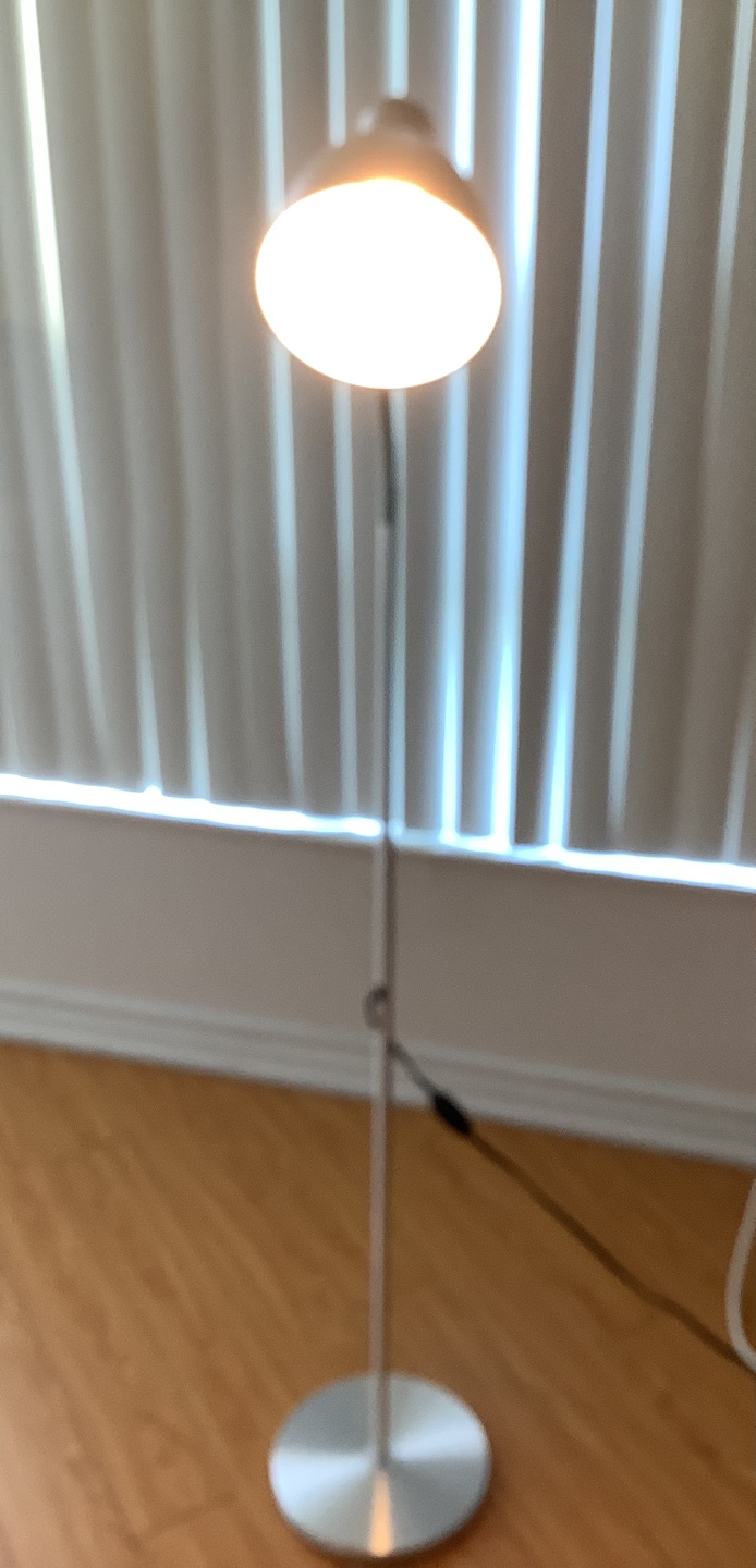 IKEA LERSTA Floor lamp, aluminum chrome effect - photo 2