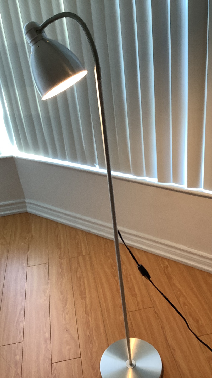 IKEA LERSTA Floor lamp, aluminum chrome effect - photo 3