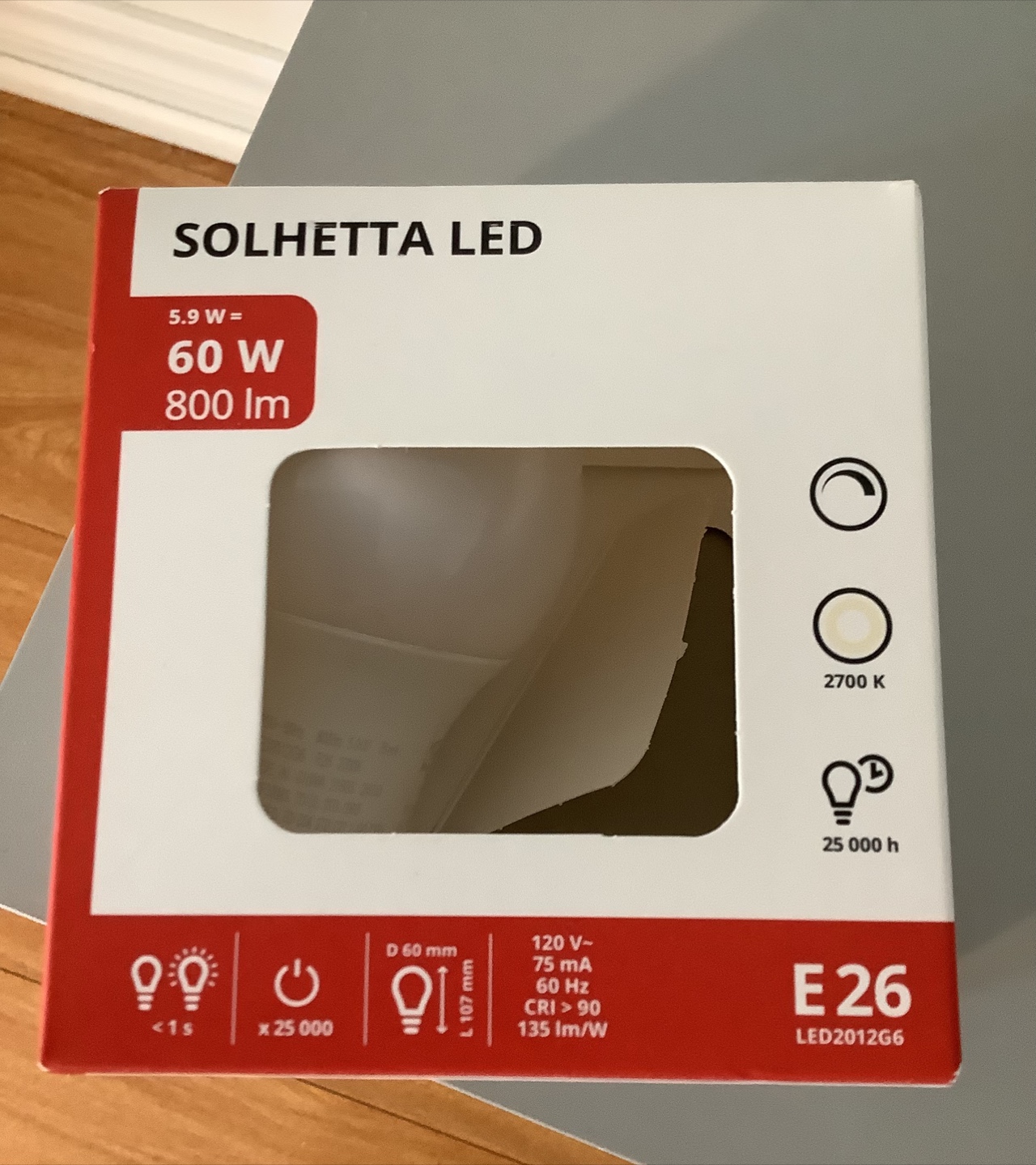 IKEA LERSTA Floor lamp, aluminum chrome effect - photo 5