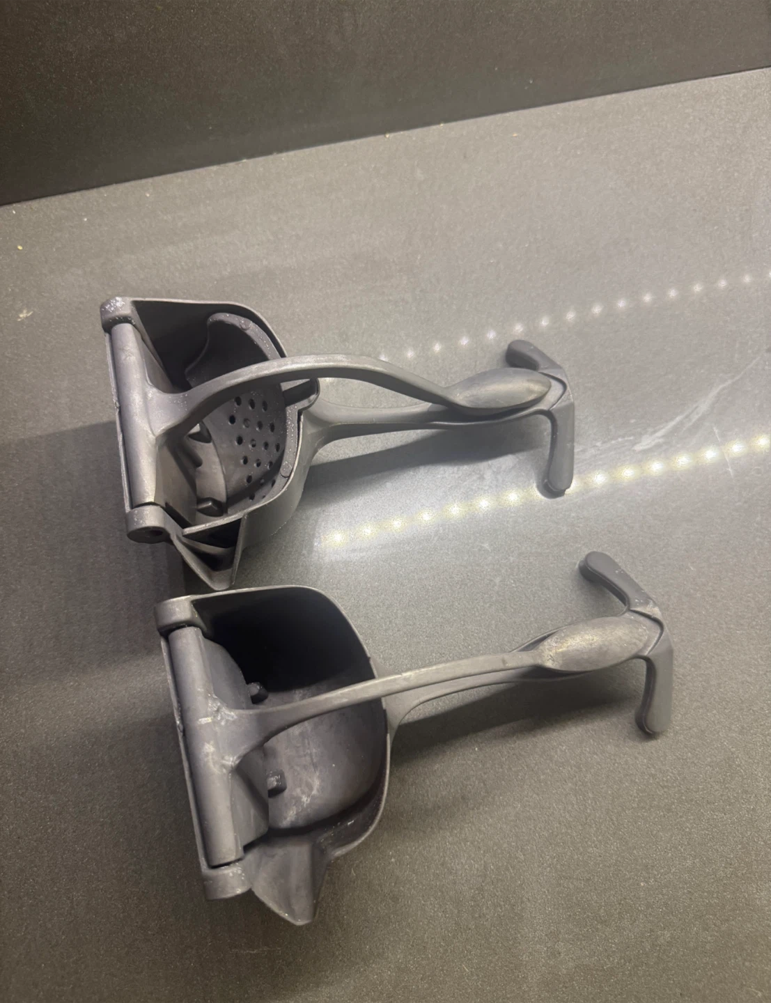 2 Gray Citrus Juicers