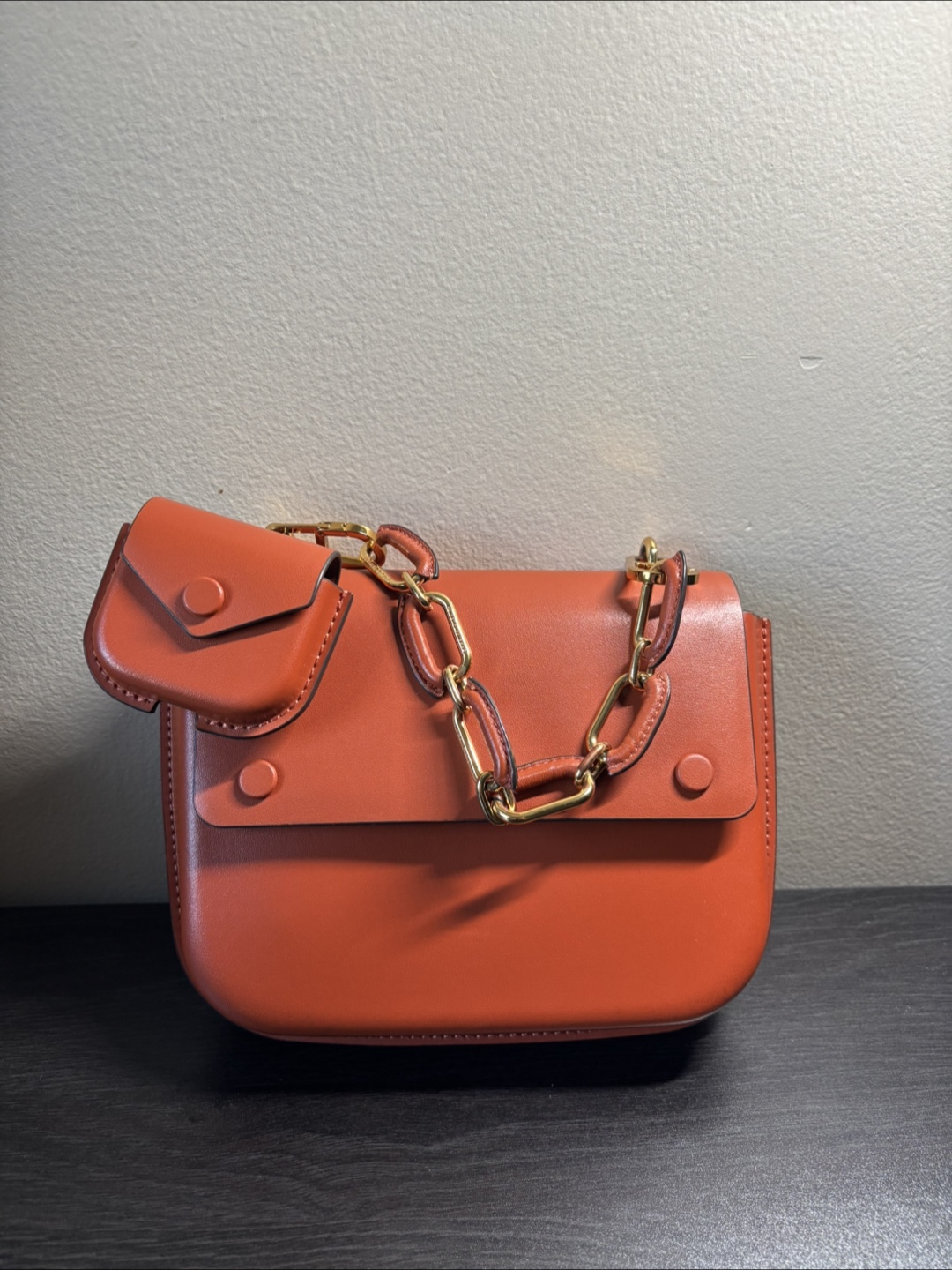 Charles and keith women's bag with airpod case