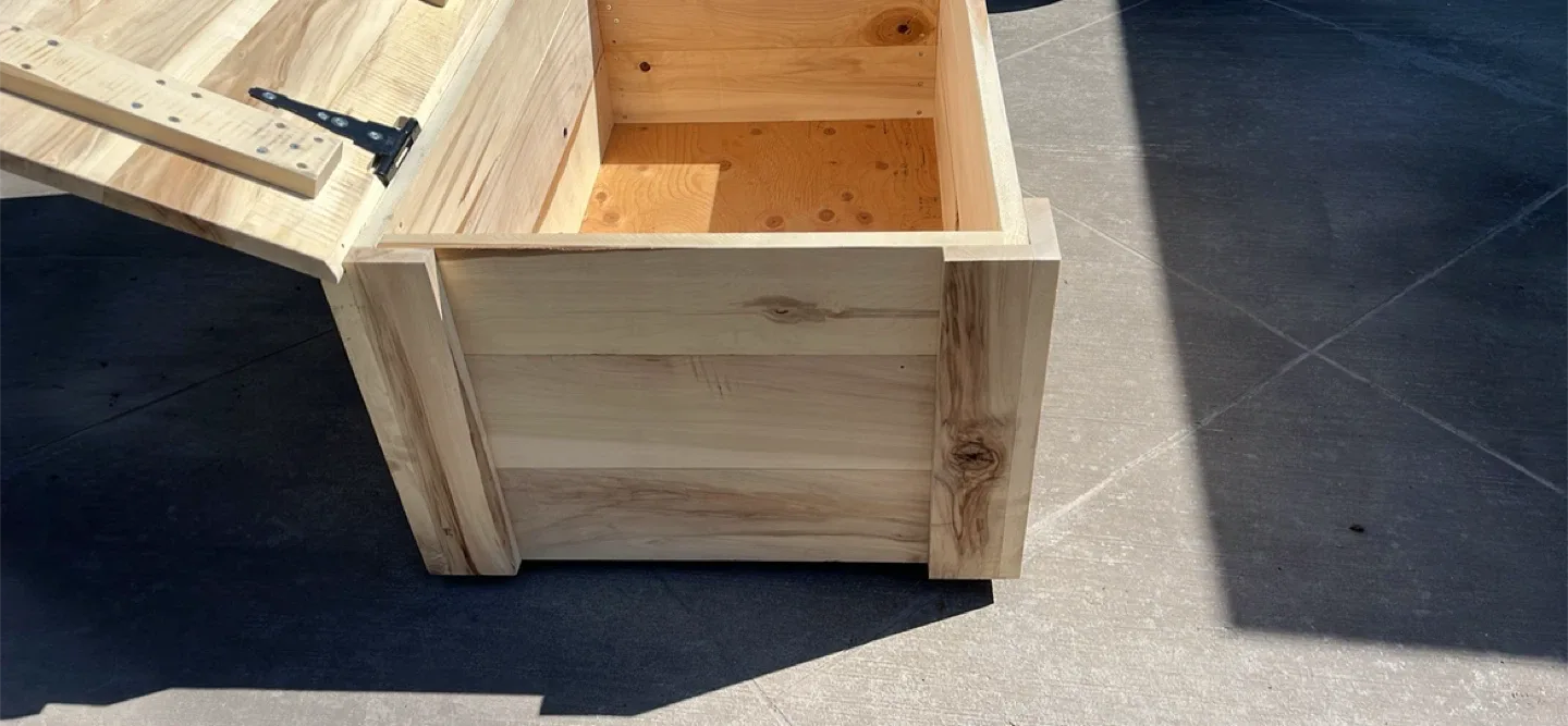 Wooden Storage Chest/Blanket Box image indicator(4)
