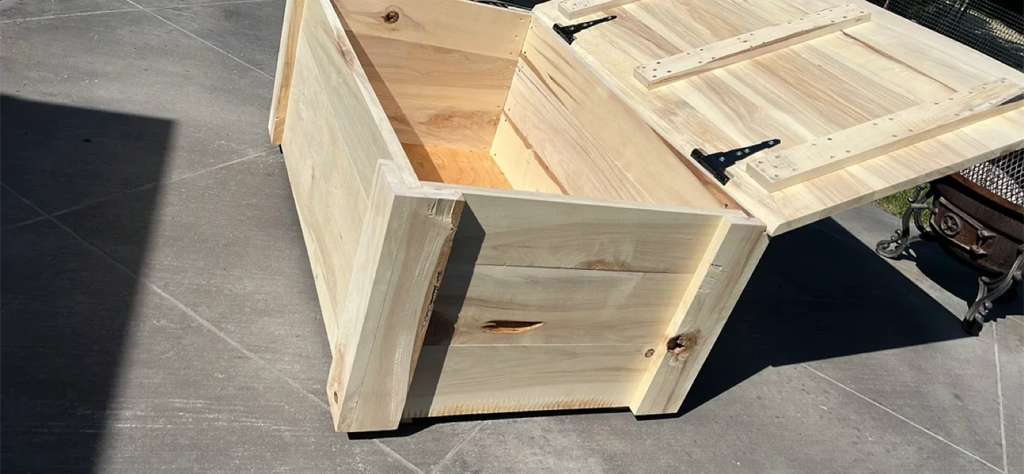 Wooden Storage Chest/Blanket Box image indicator(5)