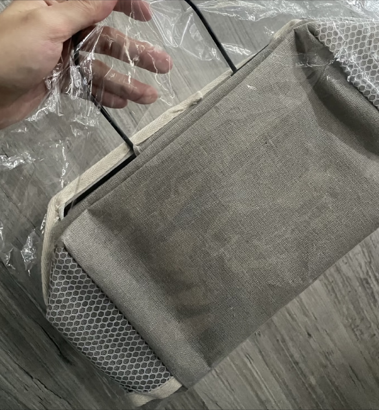 🥕 Complete new Grey Storage Bag with Handles