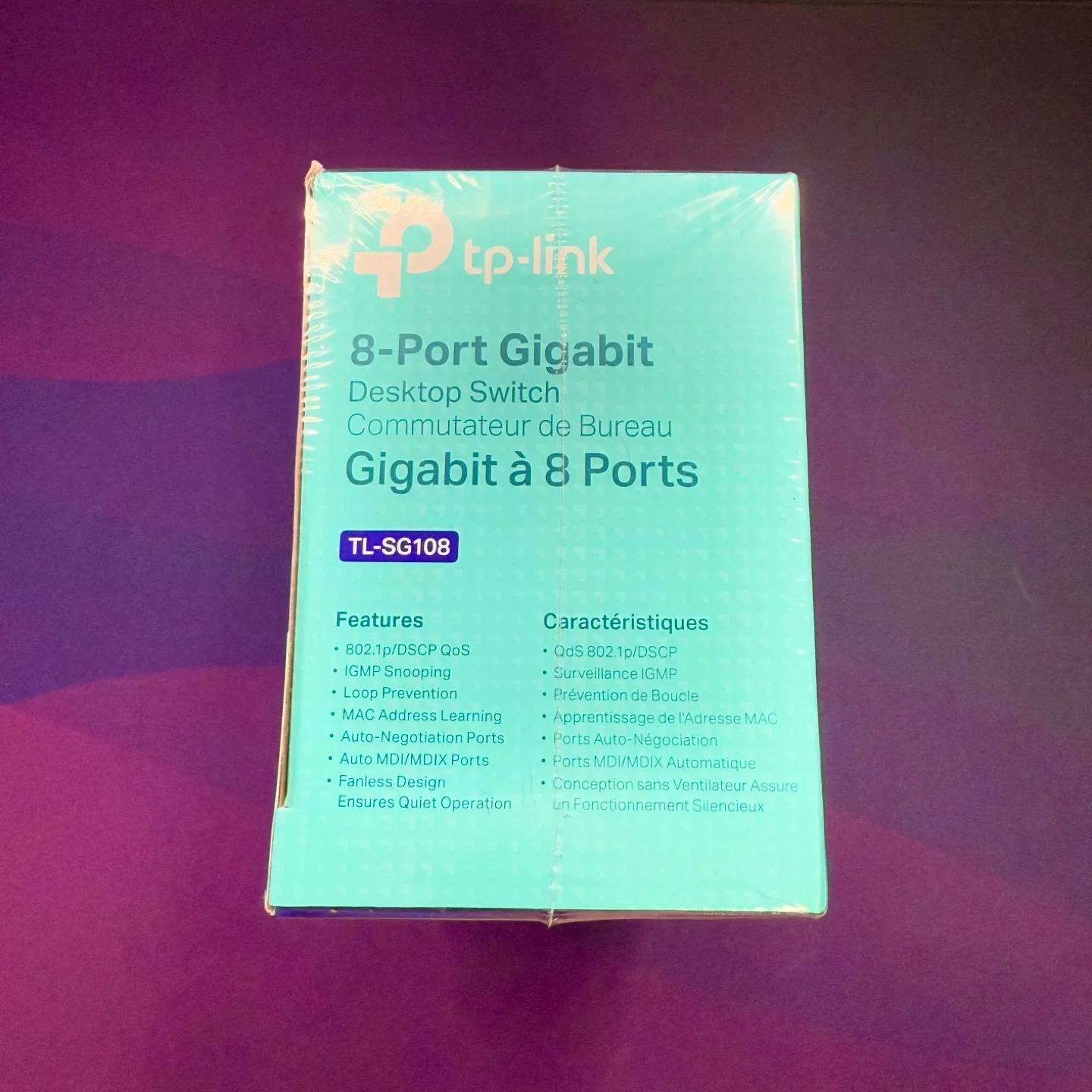 TP-Link TL-SG108 8-Port Gigabit Desktop Switch - New in Box image indicator(4)