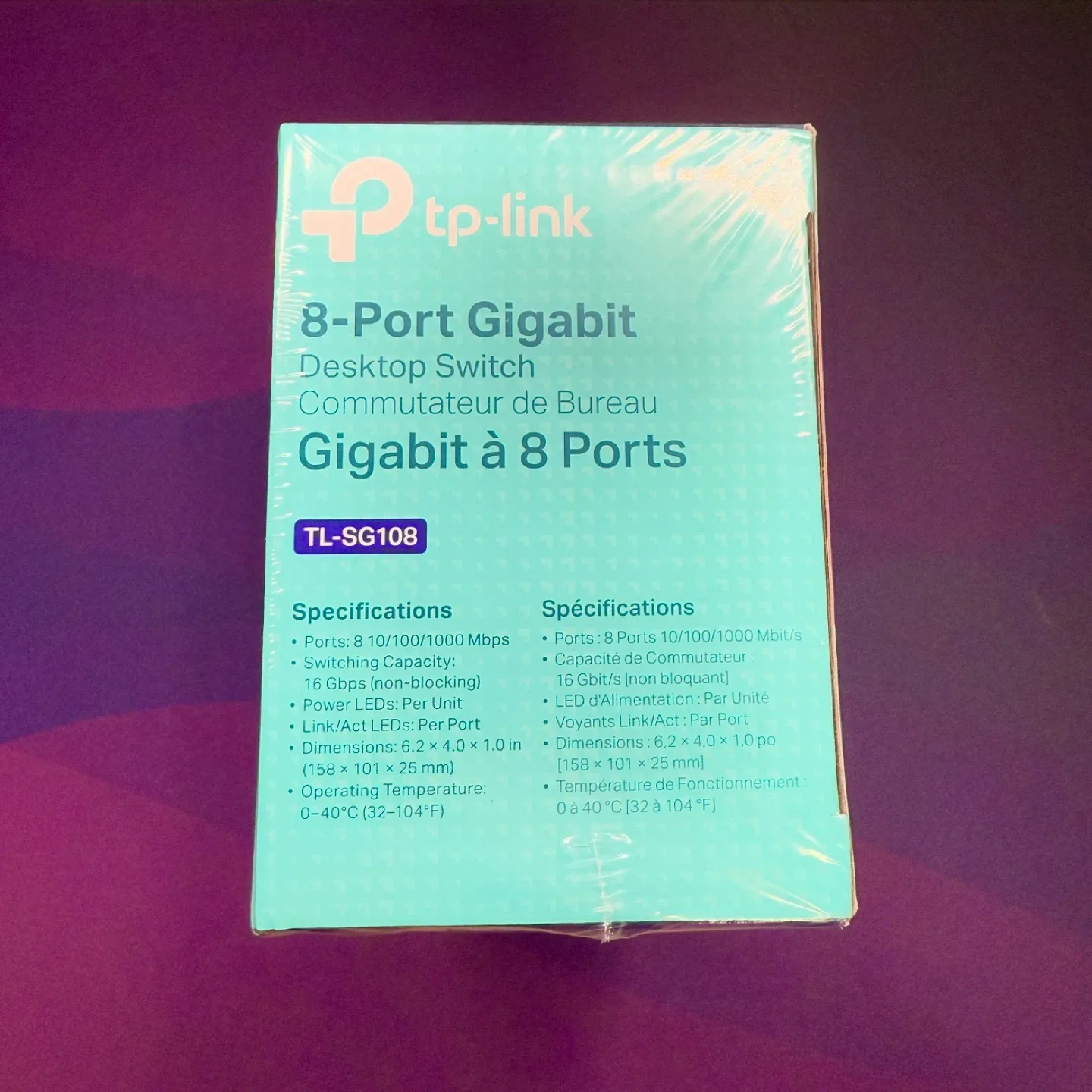 TP-Link TL-SG108 8-Port Gigabit Desktop Switch - New in Box image indicator(5)