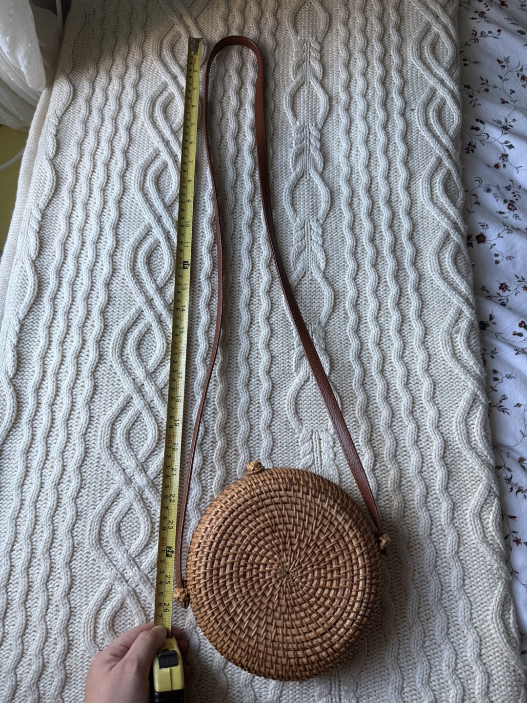 Vintage Solid Wicker Purse - photo 4