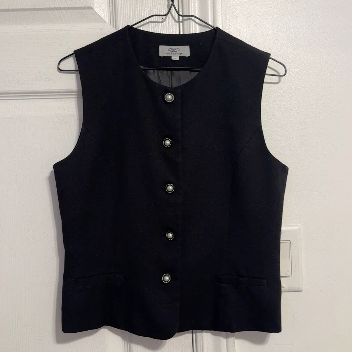 Unifashion Black Vest - Size 46 thumbnail