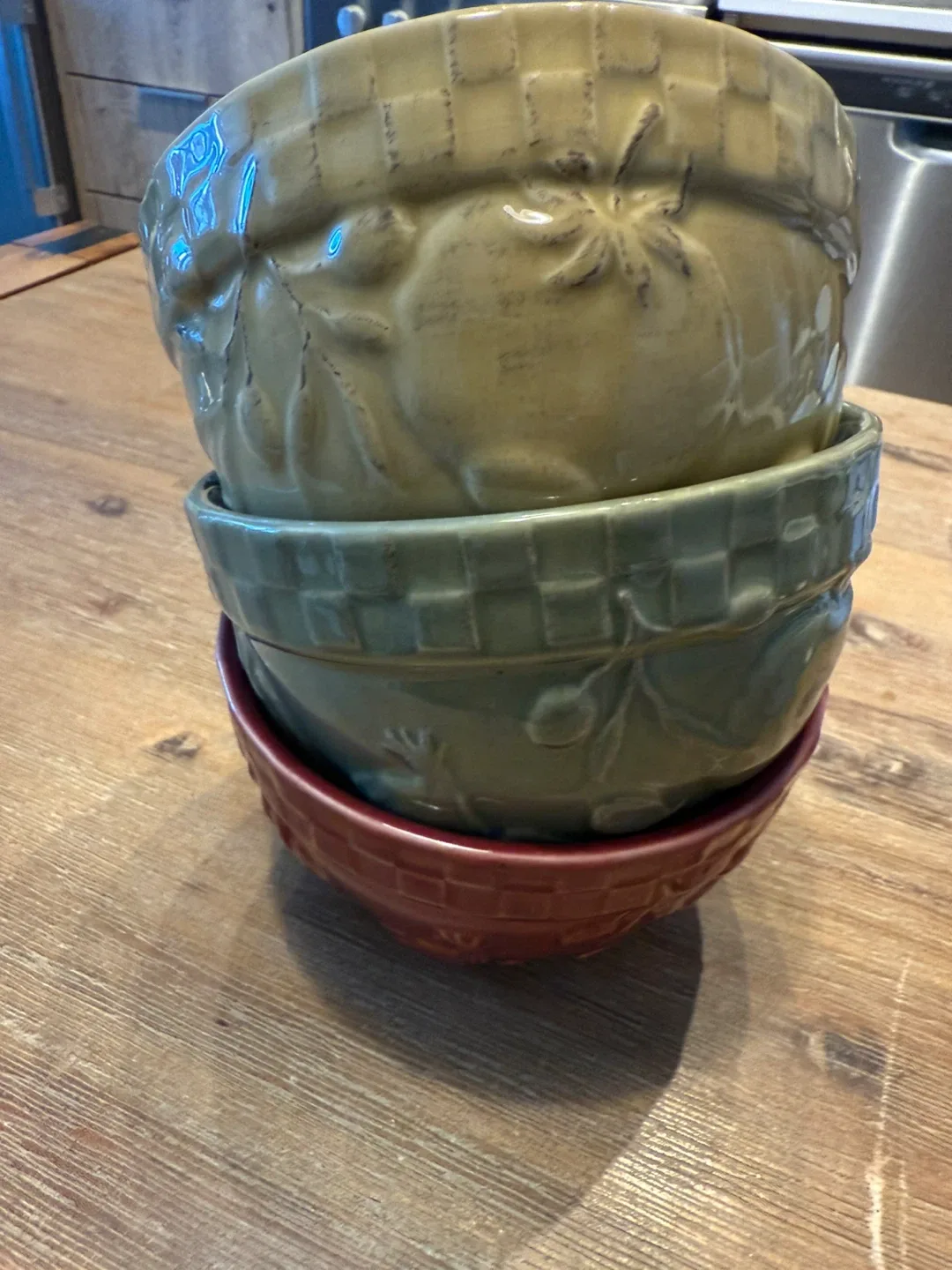 Stackable Ceramic Bowls - Set of 3 image indicator(2)