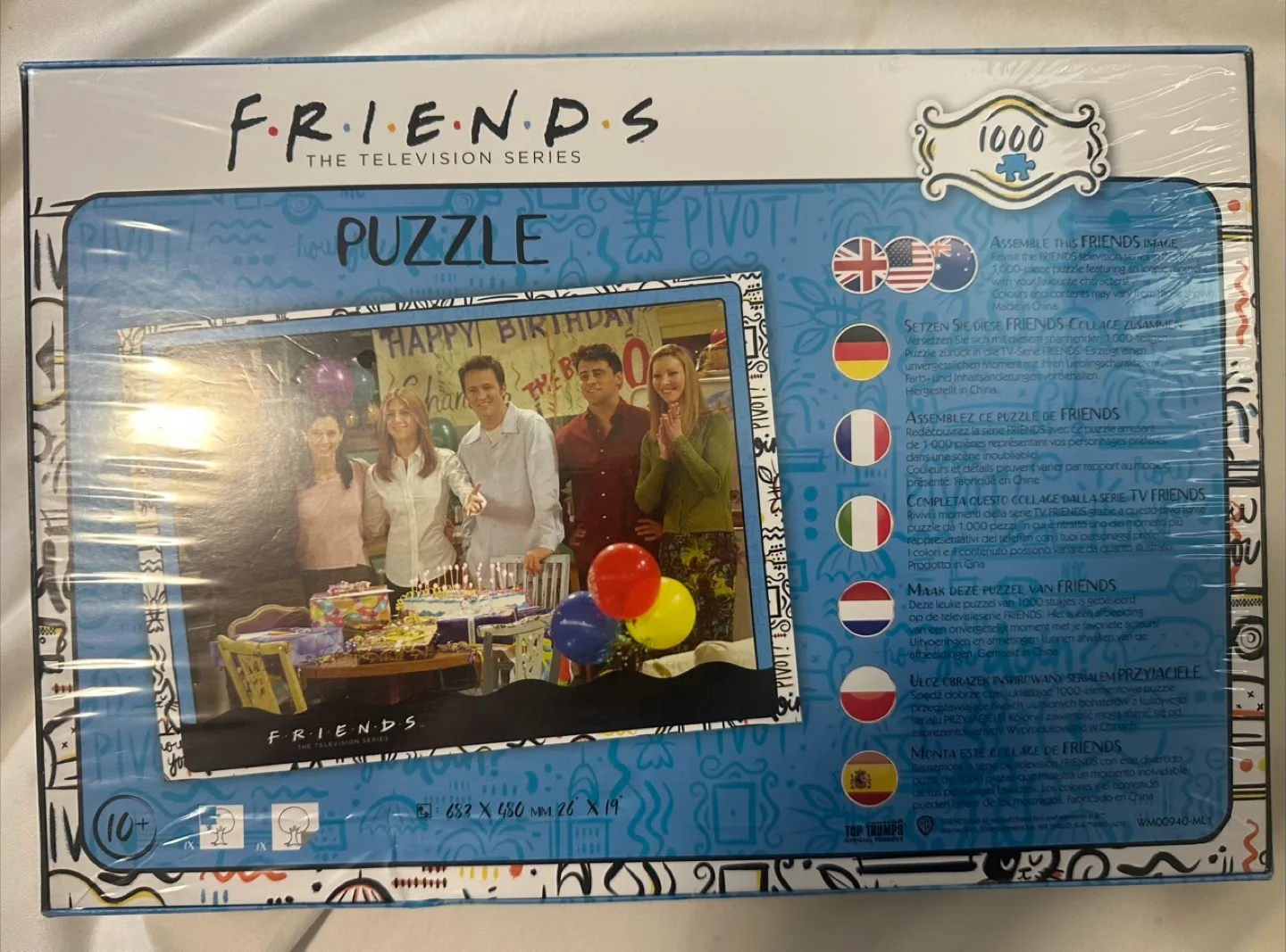New Friends TV Series 1000 Piece Puzzle with Puzzle Mat image indicator(2)