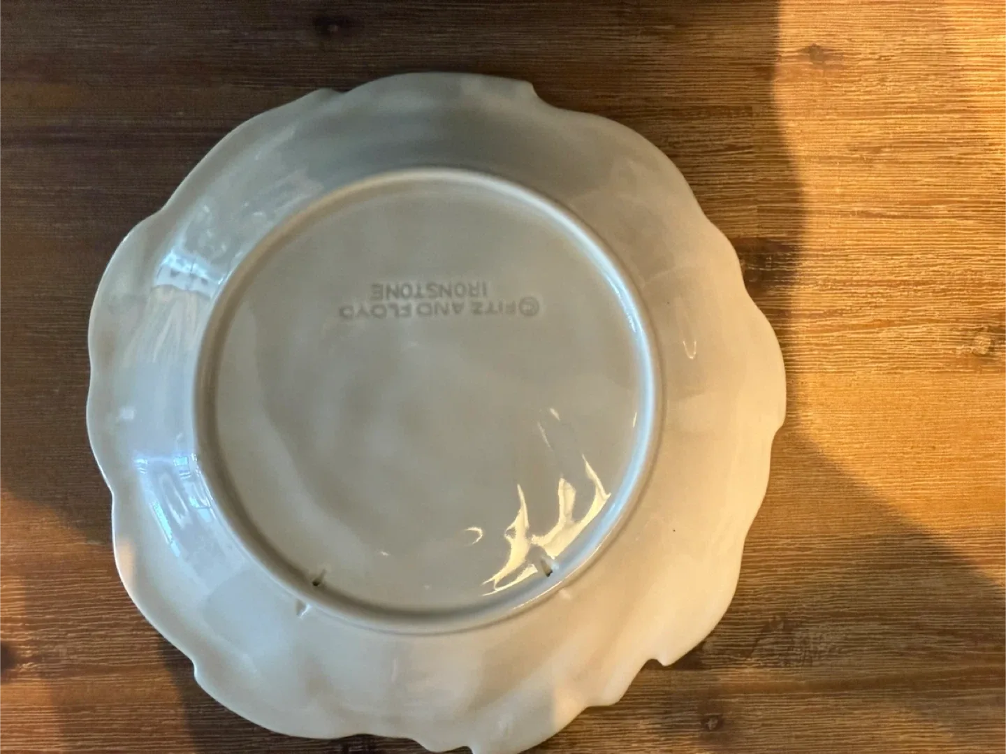 Vintage  and Floyd Ironstone Decorative Plate thumbnail