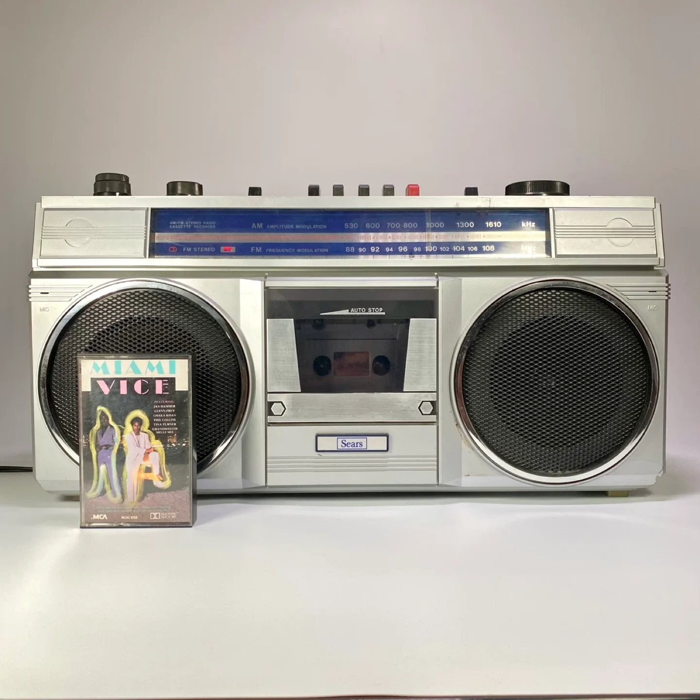 Vintage Sears Radio Cassette Recorder thumbnail