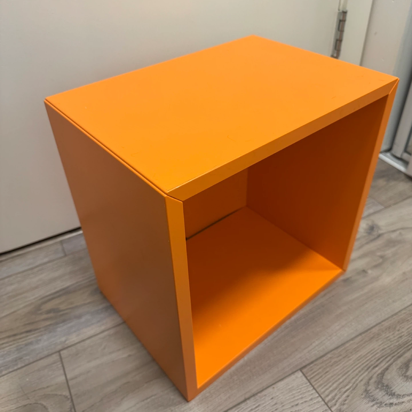 Ikea Eket Orange Cube Storage Shelf