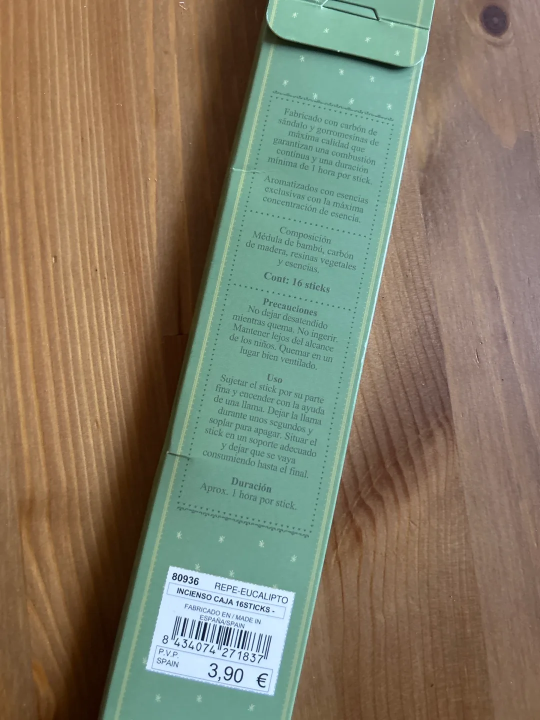 🌿 Eucalyptus Incense Sticks – 16 pcs image indicator(4)