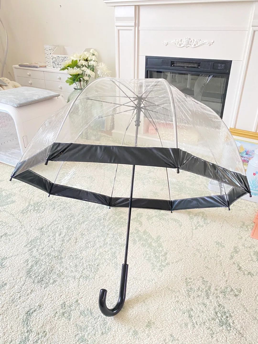 Clear Bubble Umbrella - Like New! thumbnail