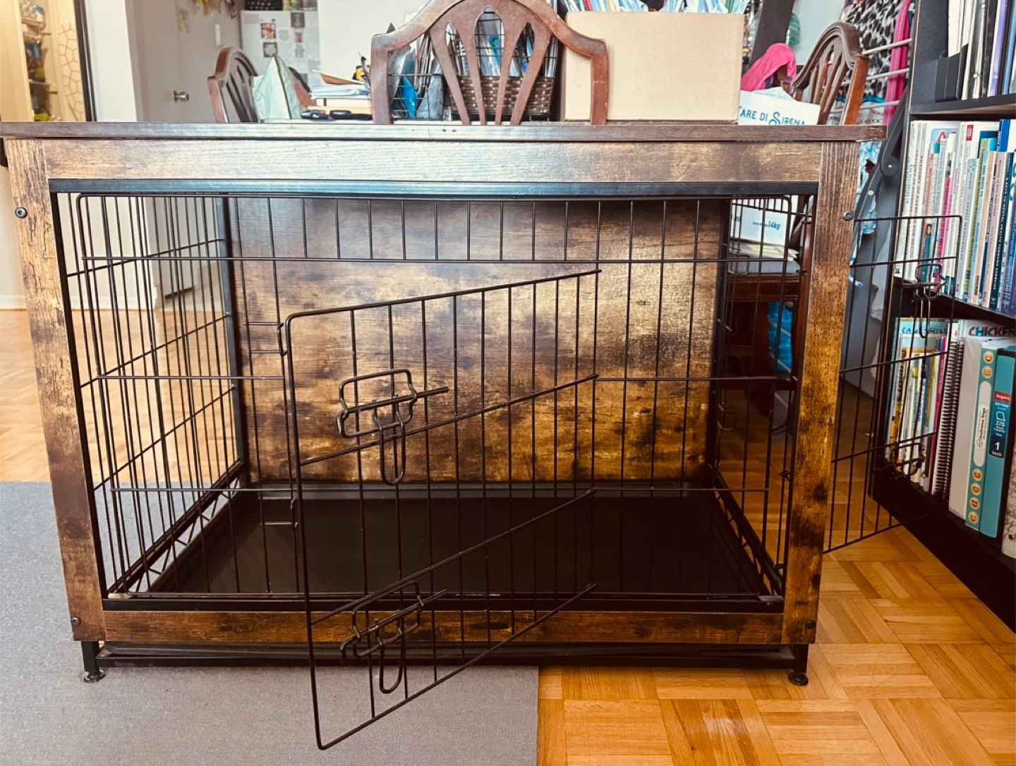 🐾 DOG CRATE 🐾- Feandrea Wooden XL Crate Furniture Table - photo 4