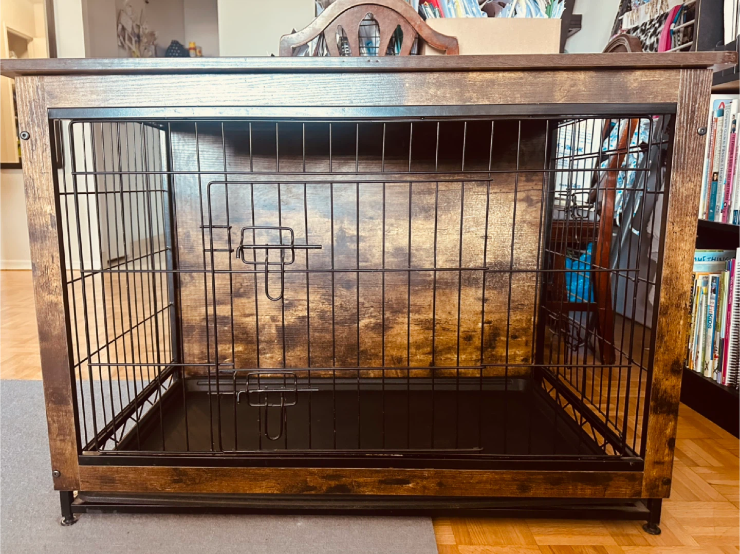🐾 DOG CRATE 🐾- Feandrea Wooden XL Crate Furniture Table