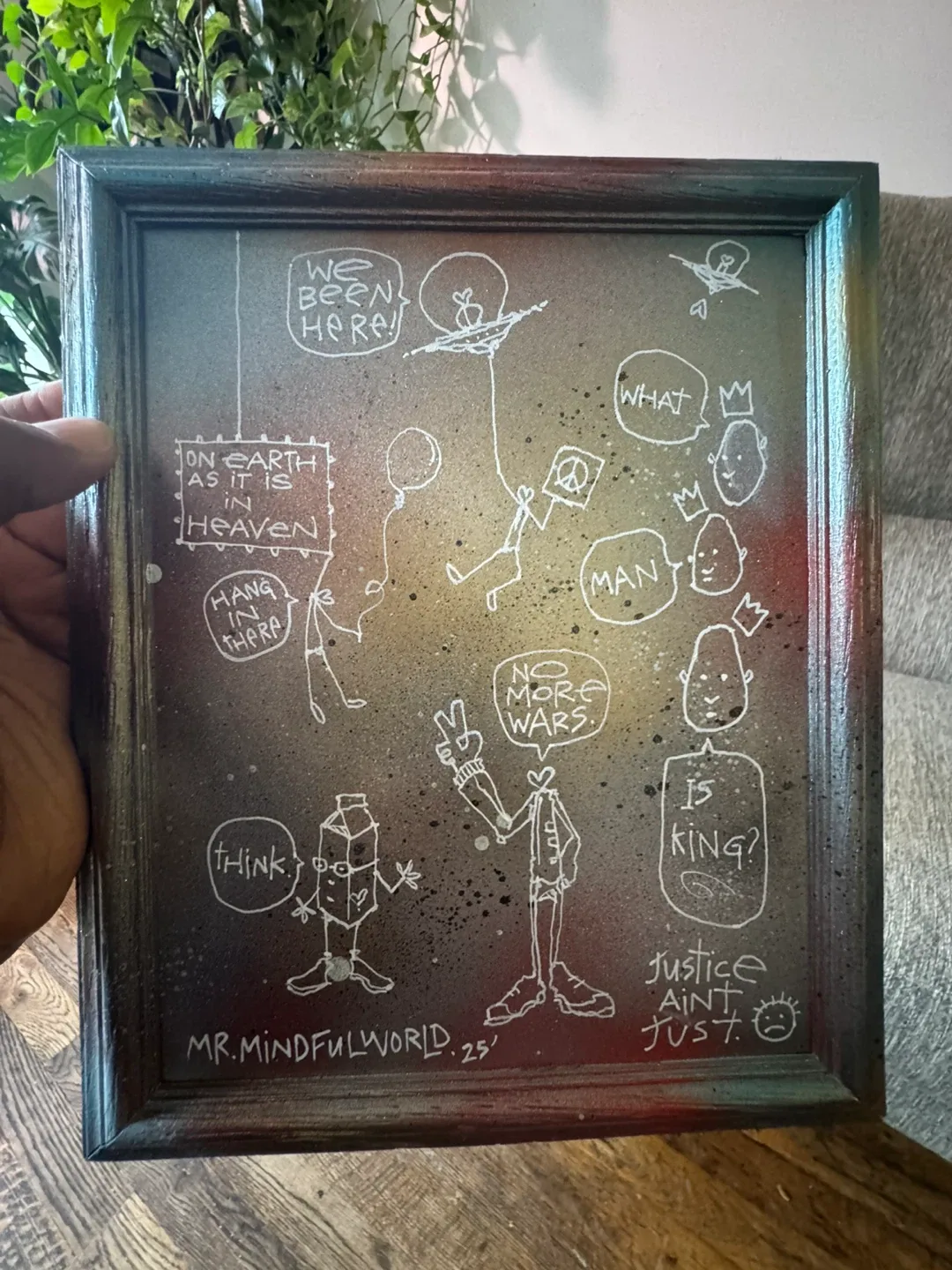 Framed Art - Mr. Mindful World thumbnail