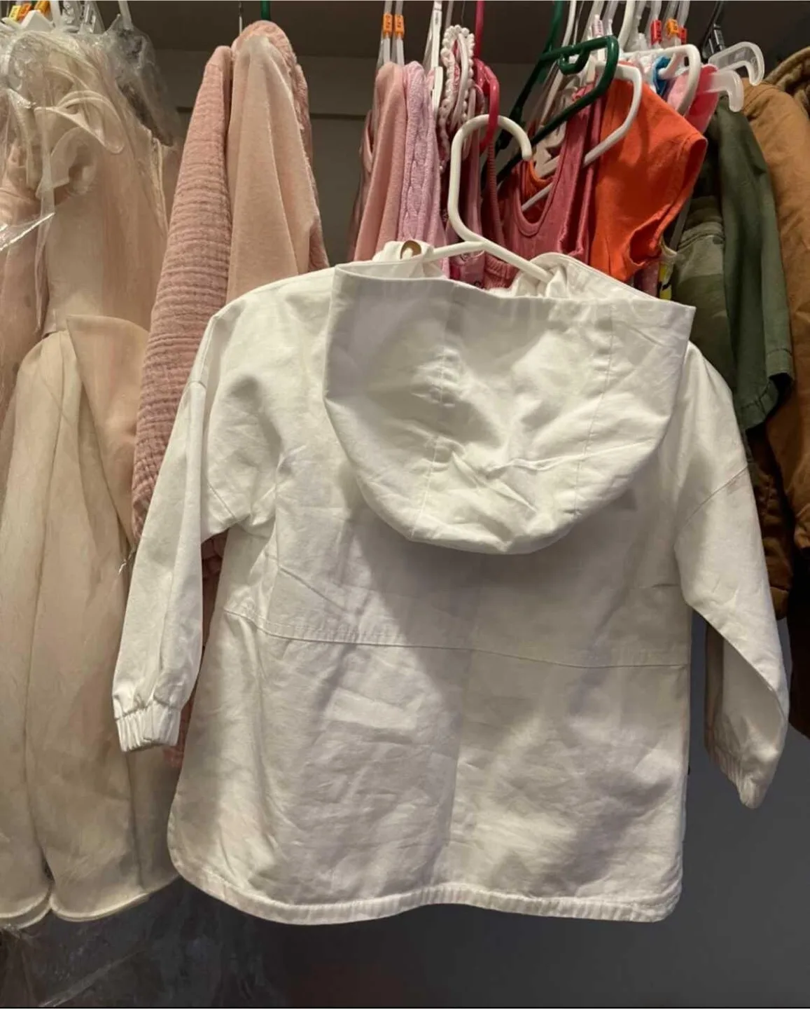 ZARA SPRING/FALLS White Kids' Hooded Jacket image indicator(3)