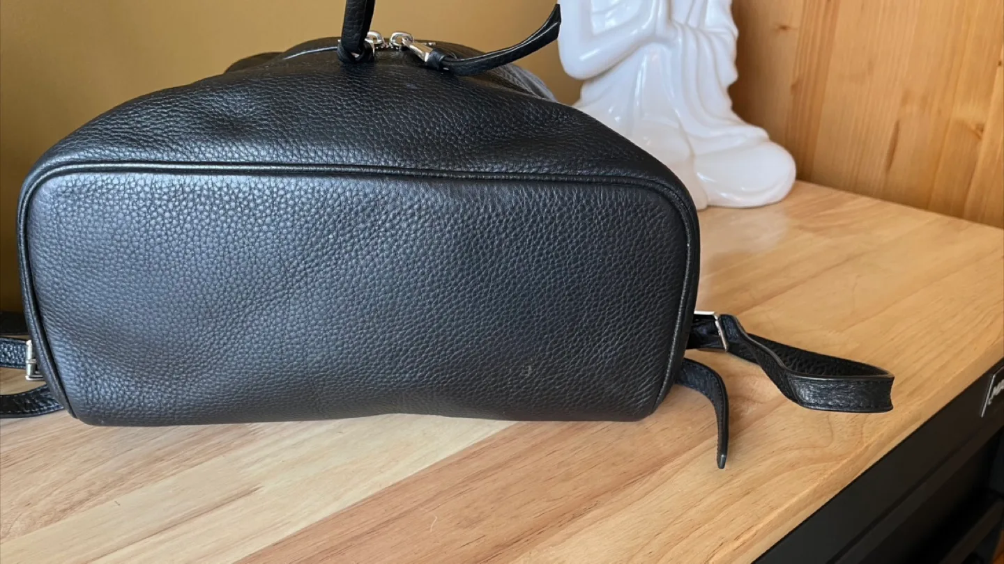 Michael Kors Black Leather Backpack image indicator(4)