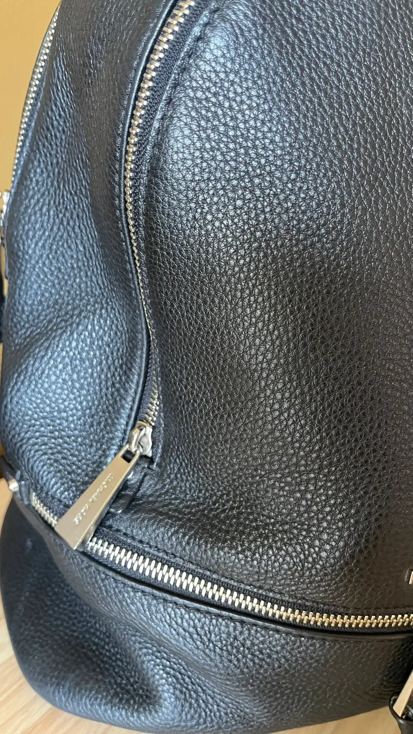 Michael Kors Black Leather Backpack image indicator(3)