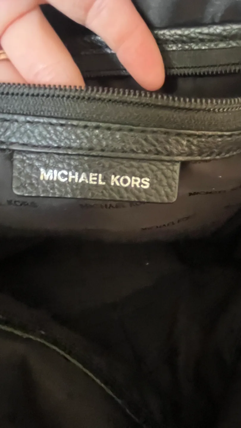 Michael Kors Black Leather Backpack image indicator(8)
