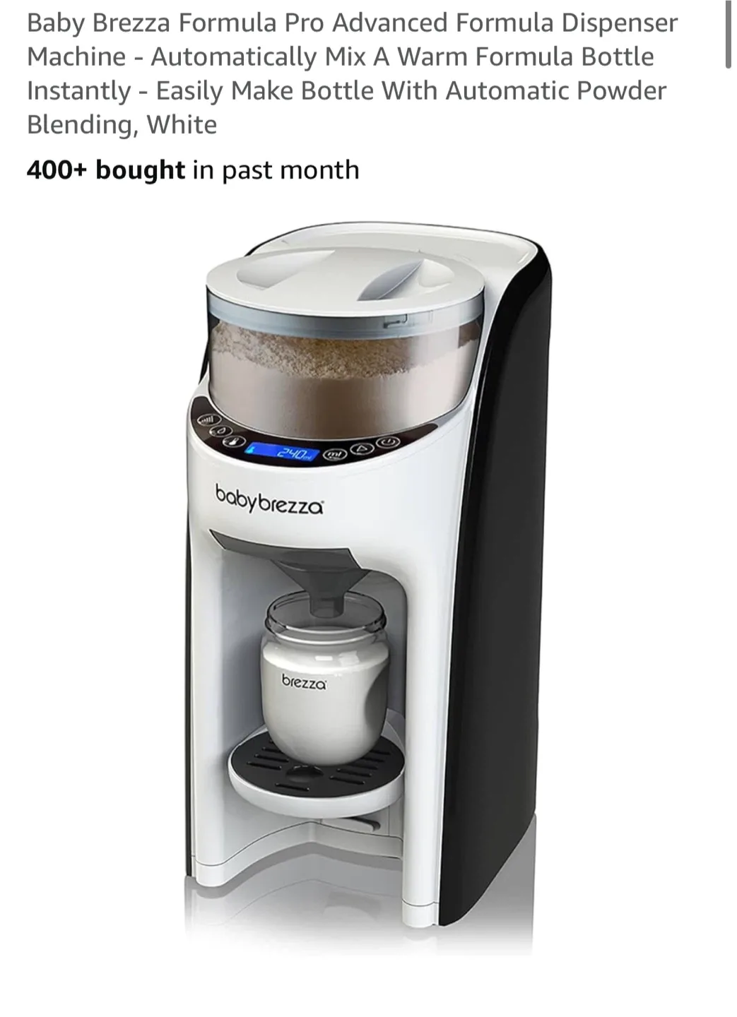 Baby Brezza Formula Pro Advanced - New! image indicator(2)